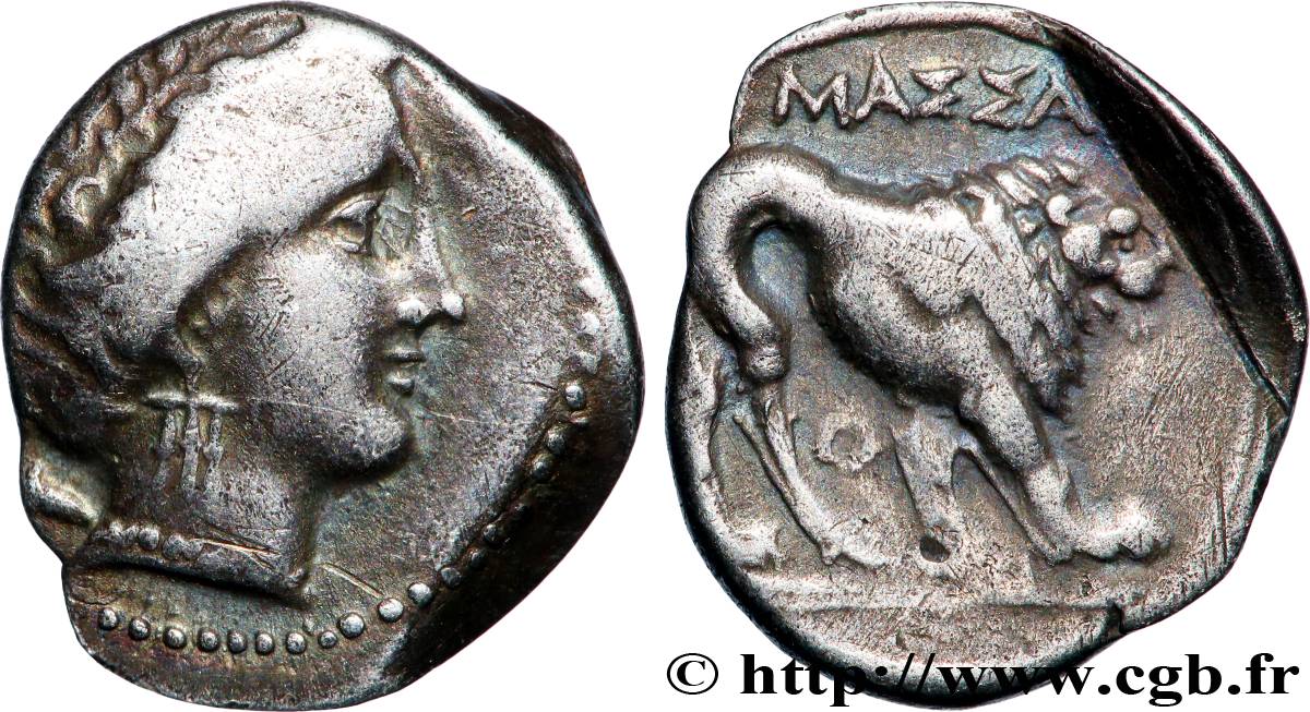 MASSALIA - MARSEILLE “Drachme légère” ou tétrobole, groupe 1 TTB+