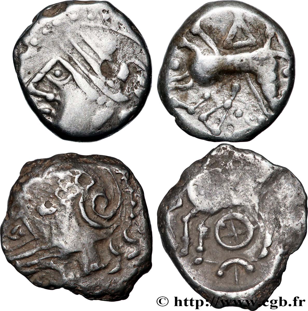 LINGONS (Région de Langres) Lot de 2 deniers KALETEDOY lot