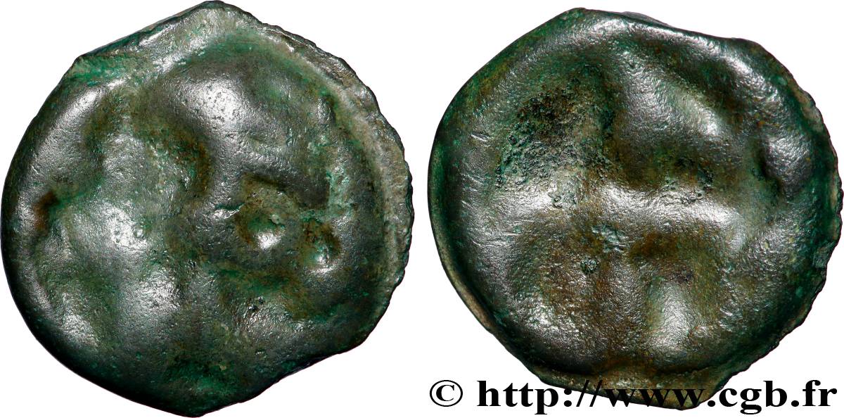 HIGH AND MIDDLE SEINE Potin au taureau et au lis, classe Ia VF/VF