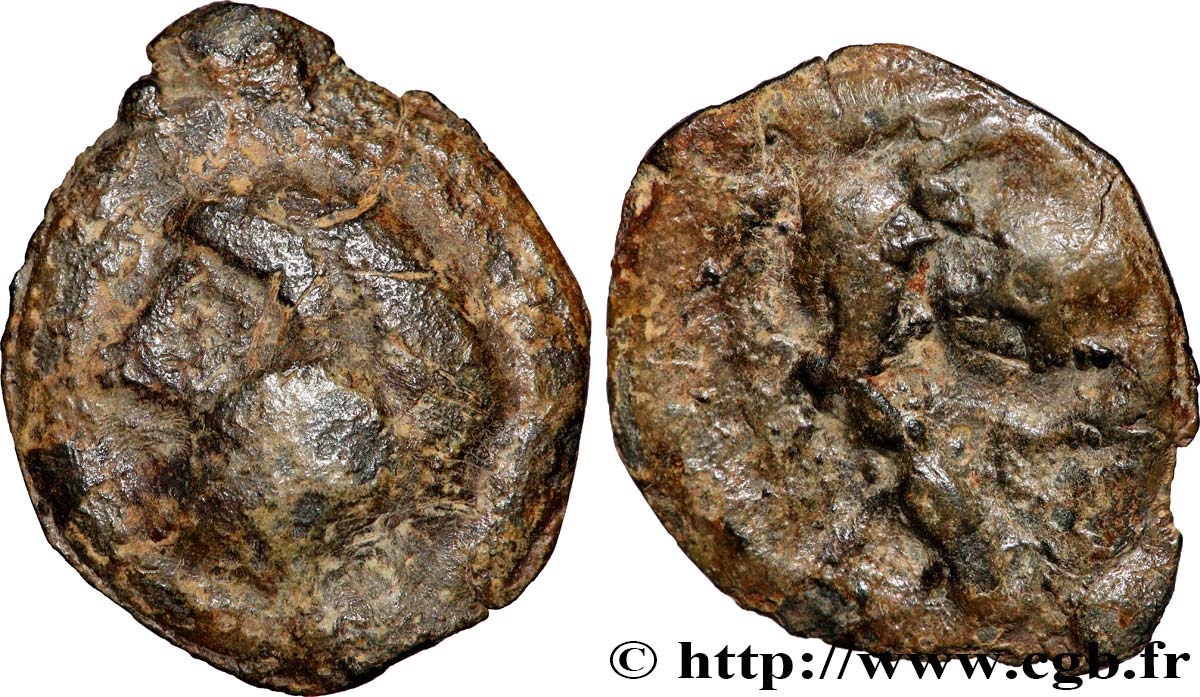 HIGH AND MIDDLE SEINE Potin au sanglier et à la tête coupée VF/VF