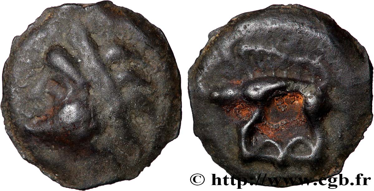 RÈMES (Région de Reims) Potin à la tête d’indien, classe Ia TTB