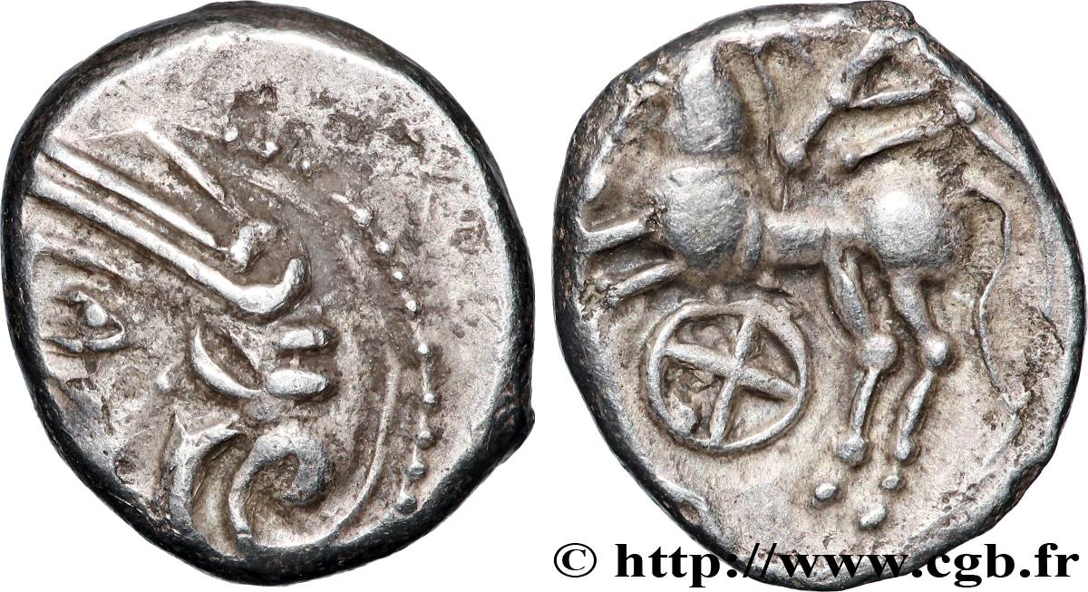 LINGONS (Région de Langres) Denier KALETEDOY à la rouelle TTB+