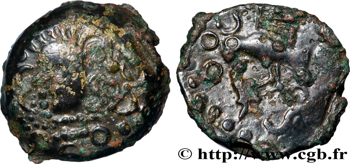 MELDES (Région de Meaux) Bronze à l’aigle et au sanglier, classe I TB+