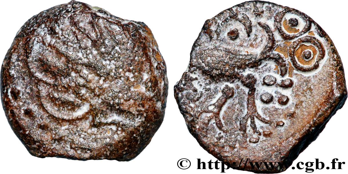 SÉNONS (région de Sens) Bronze YLLYCCI à l’oiseau, classe Va / Vc TB/TTB