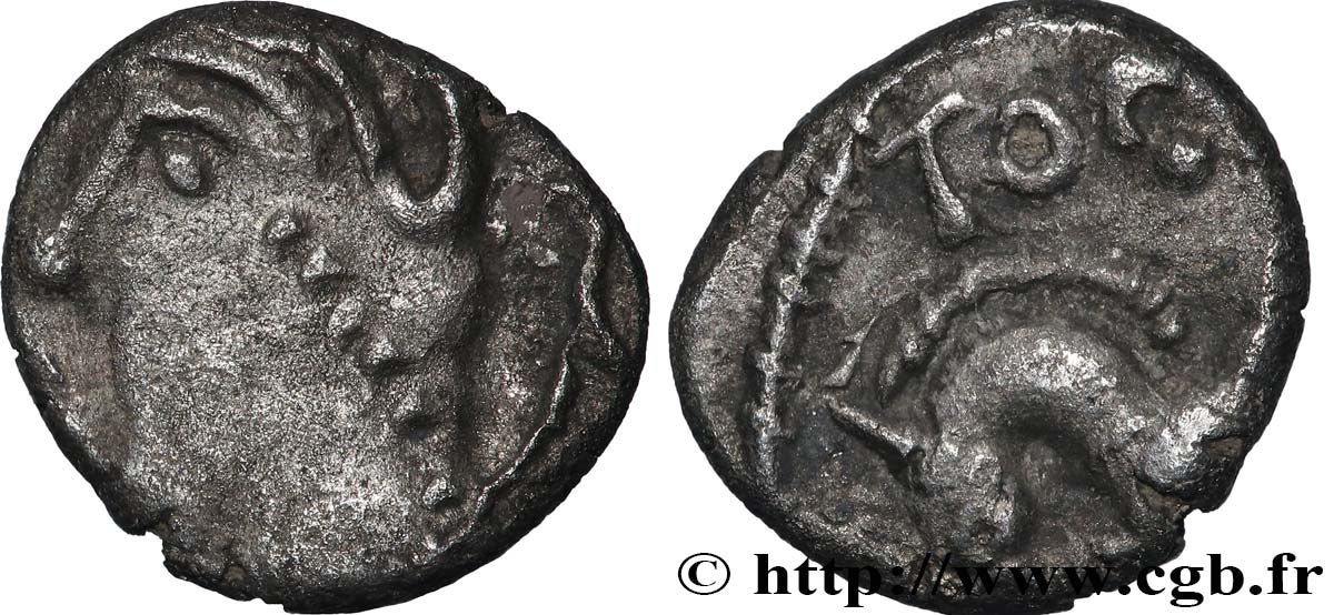 GALLIEN - BELGICA - SEQUANI (Region die Besançon) Denier TOGIRIX SS