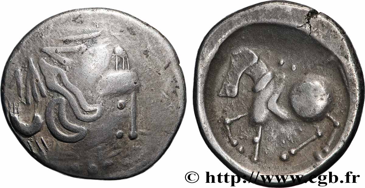 CELTES DU DANUBE - DACIE - MUNTÉNIE Tétradrachme “type Sattelkopfpferd” TTB