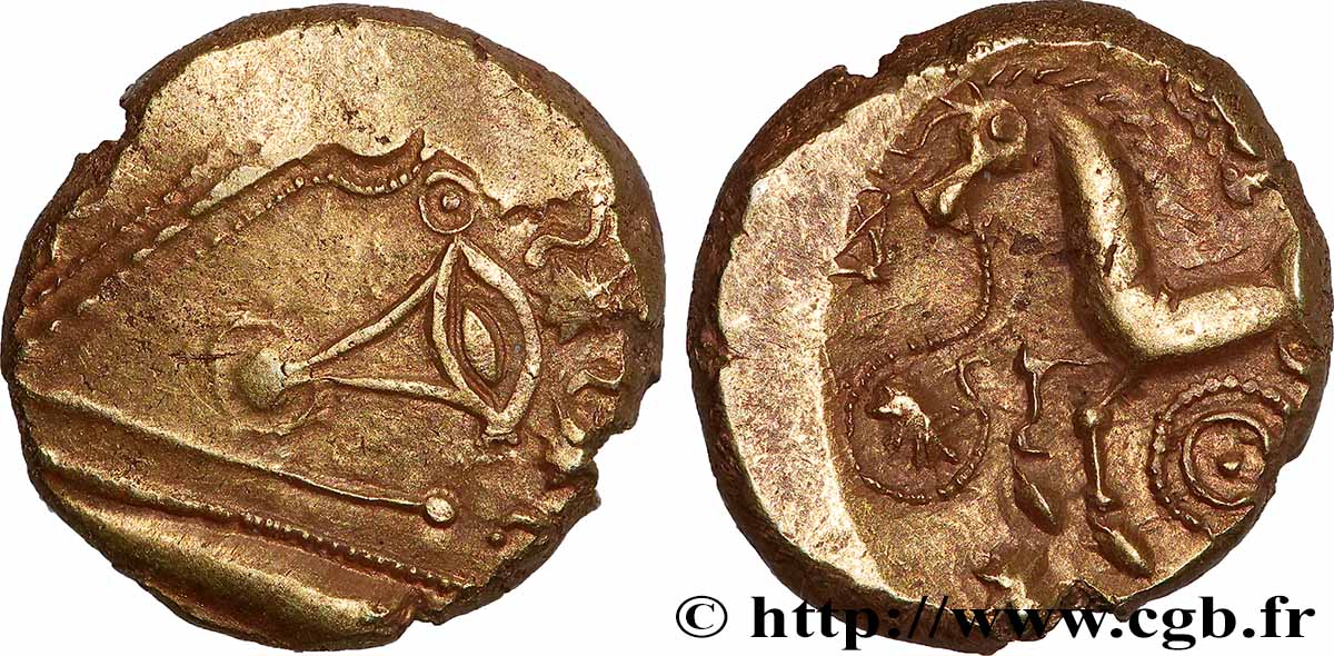 RÈMES (Région de Reims) Statère à l&nbsp;œil, classe I SUP