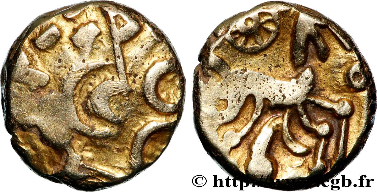 NERVIENS (Belgique actuelle) Statère à l’epsilon TTB+