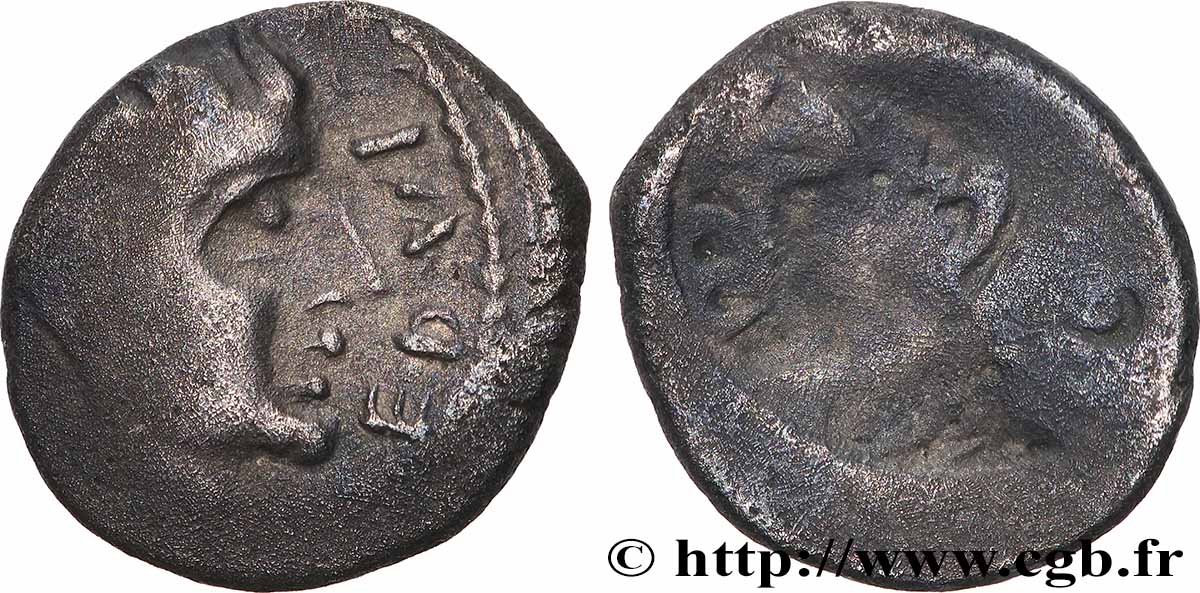 ÉDUENS (BIBRACTE, région du Mont-Beuvray) Denier EDVIS - incus TTB