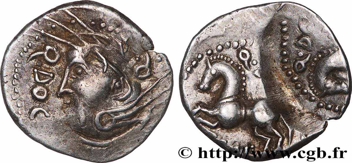 SÉQUANES (Région de Besançon) Denier Q. DOCI/SAM F TTB+