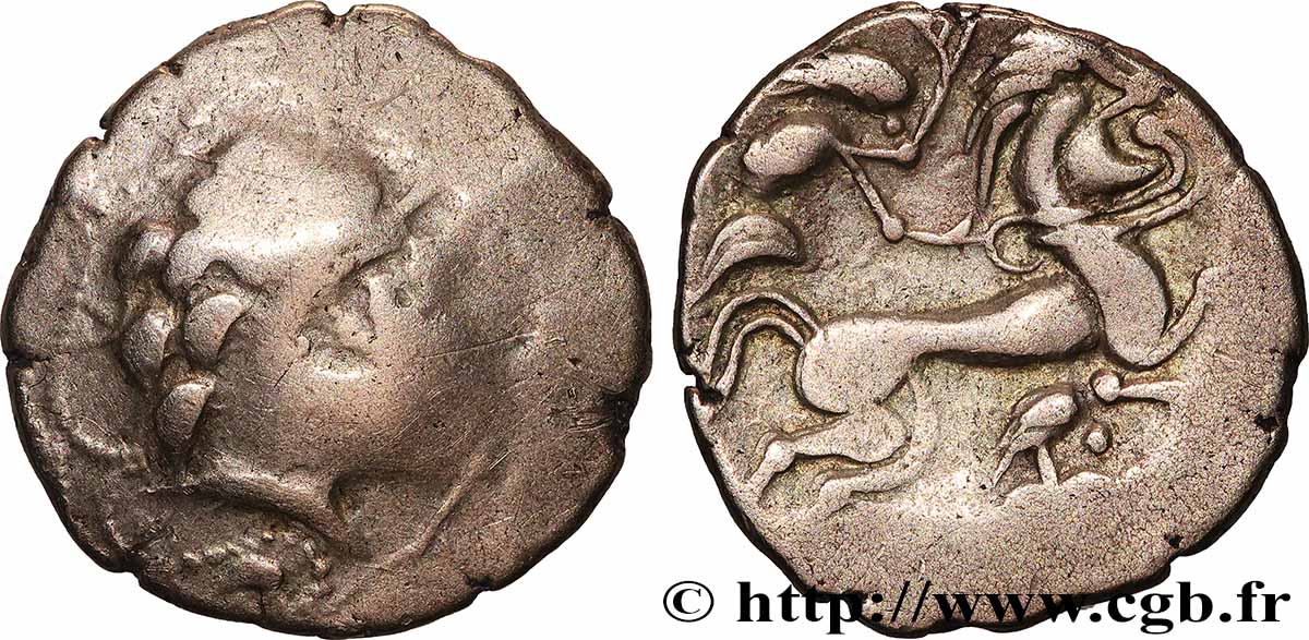 NAMNÈTES (Région de Nantes) Statère d&nbsp;électrum à l&nbsp;hippophore, à la croix TB+/TTB