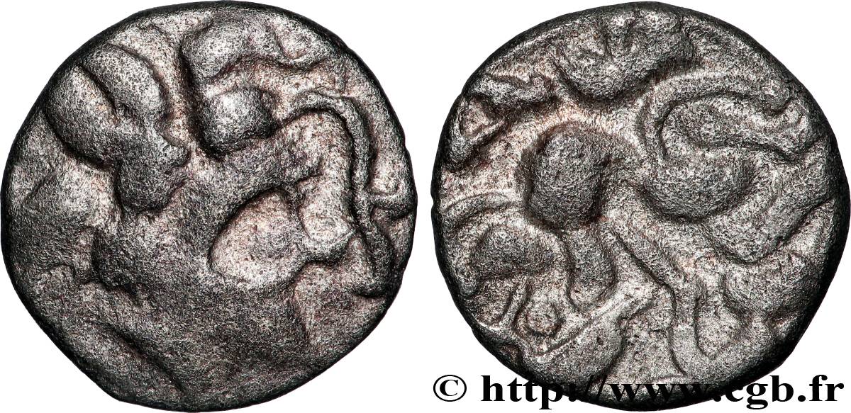 NAMNÈTES (Région de Nantes) Quart de statère à l&nbsp;hippophore TTB