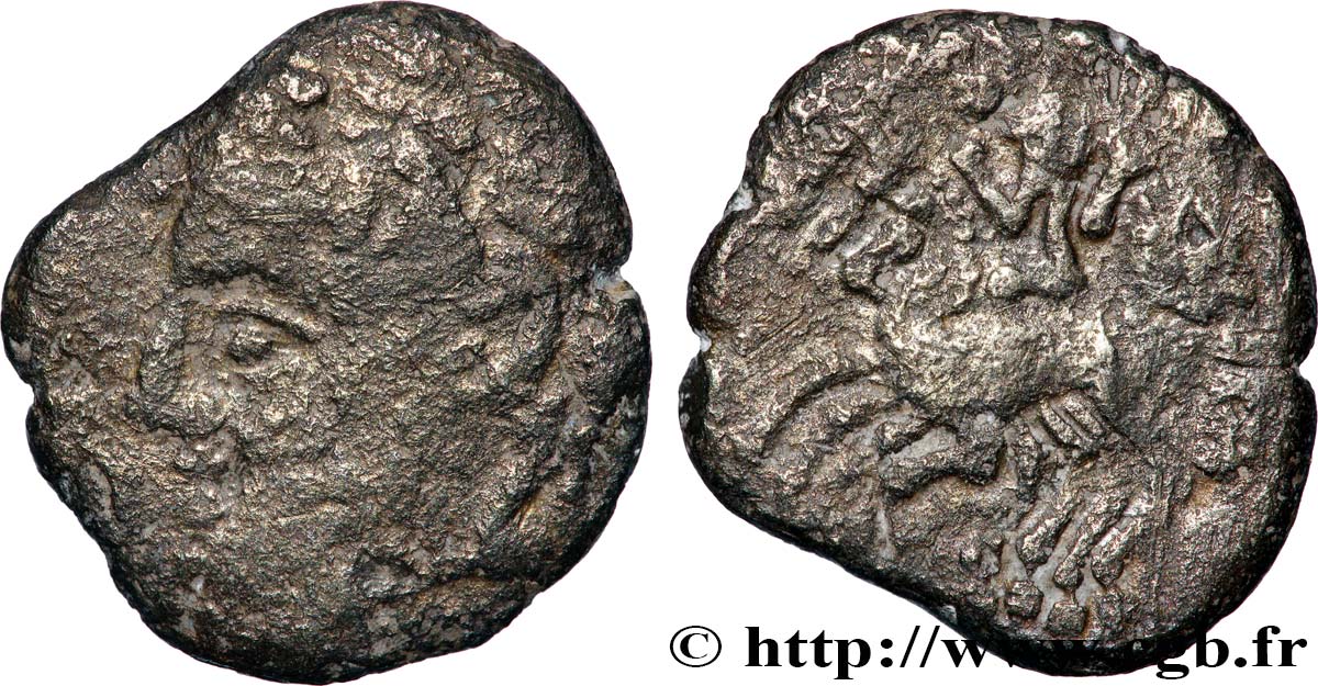 ALLOBROGES (Région du Dauphiné) Statère en bas électrum du type d’Annonay TB+