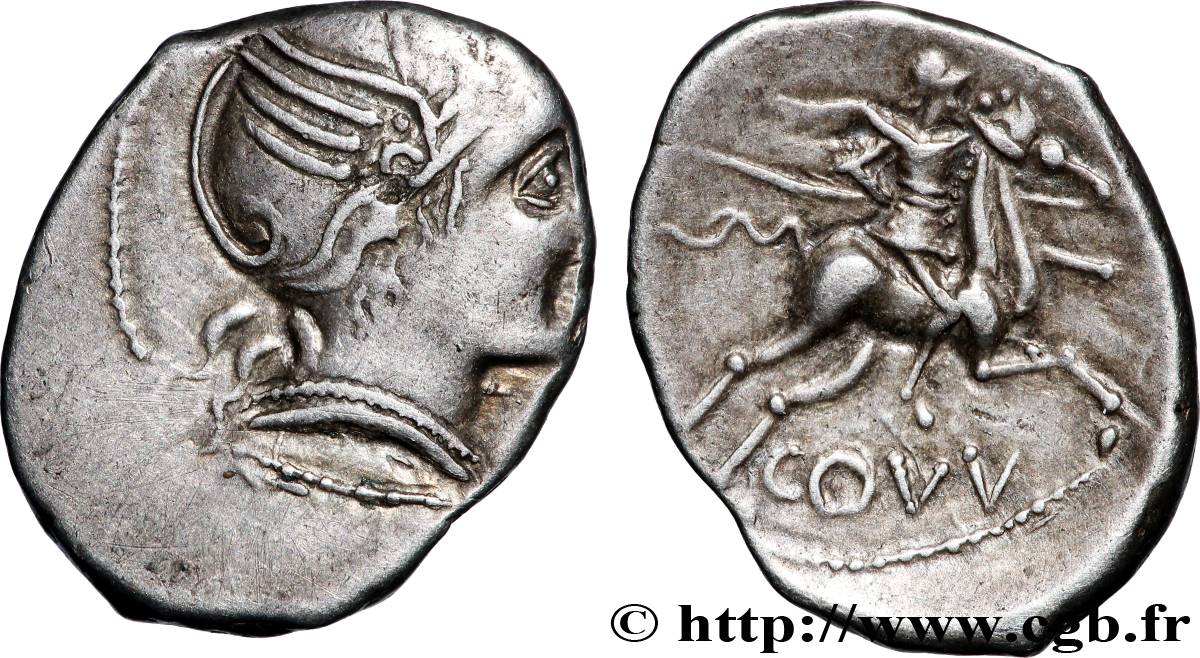 VALLÉE DU RHÔNE Denier au cavalier de la Vallée du Rhône, BRI COMA TTB+