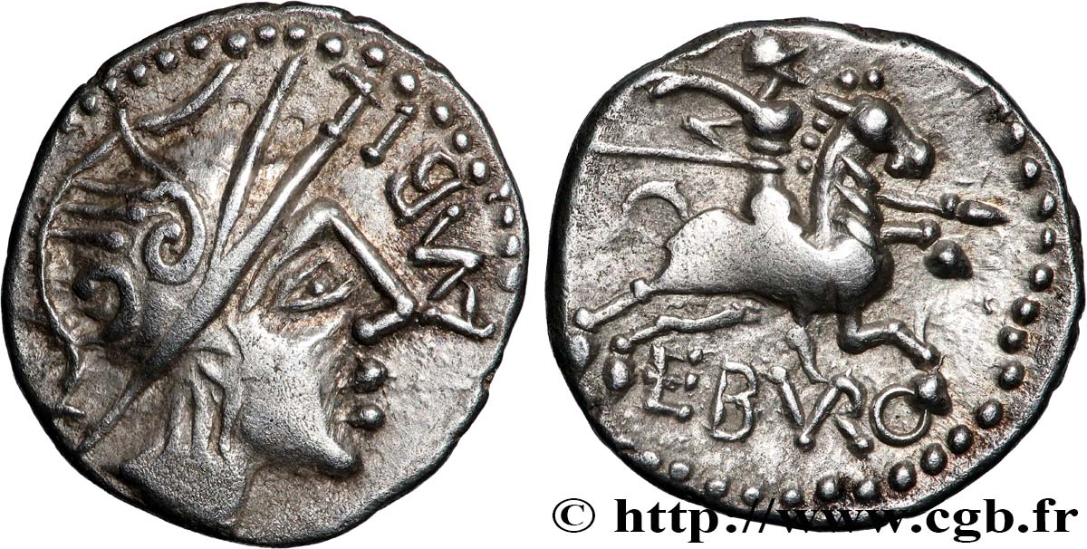 VALLÉE DU RHÔNE Denier au cavalier AMBILLI / EBVRO SUP/TTB+