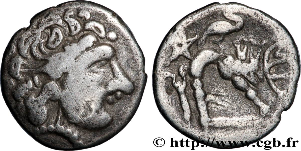 TREASURE OF BRIDIERS (CREUSE) Drachme de Bridiers XF