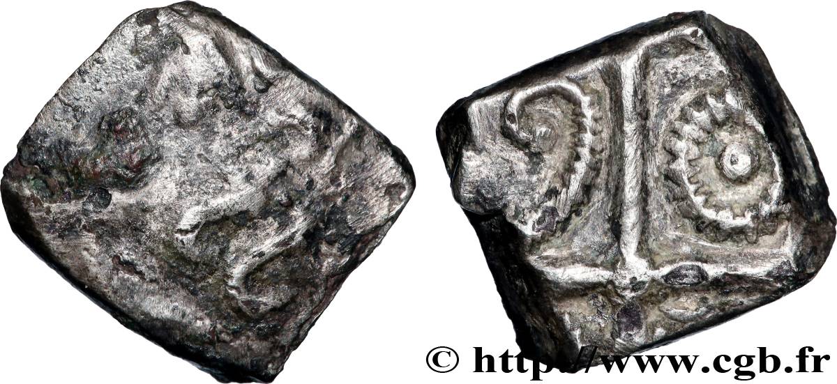 RUTÈNES (région de Rodez) Drachme “du type de Goutrens” - S. 264 TB/TTB