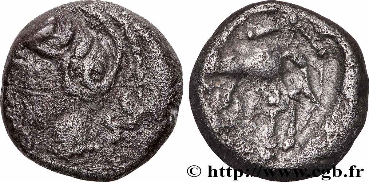 GALLIEN - BELGICA - LINGONES (Region die Langres) Denier KALETEDOY, au delta renversé fSS