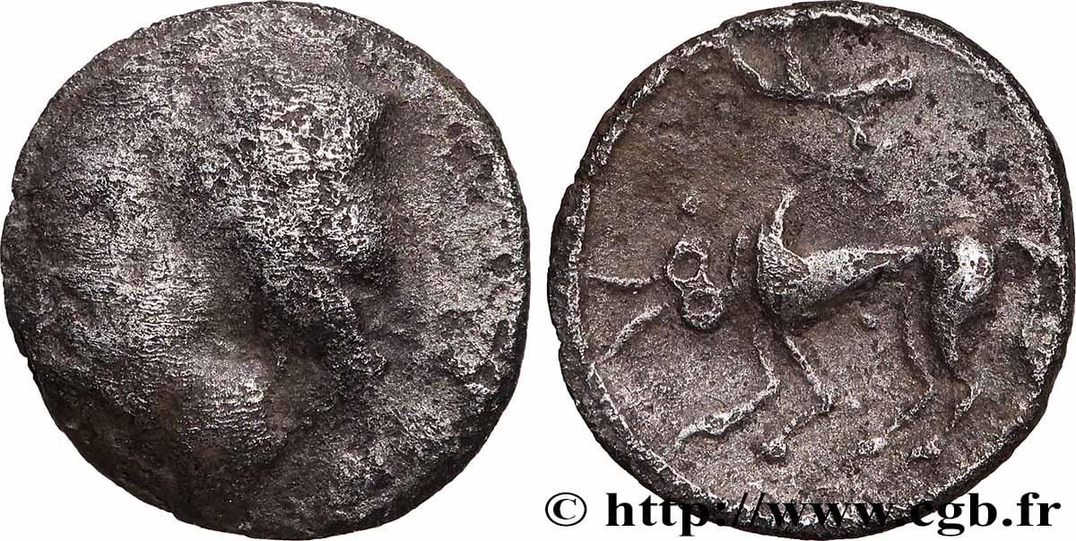 LEMOVICES / BITURIGES, INCERTAINES Obole au loup SS