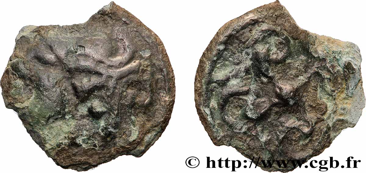 DUROCASSES (Area of Dreux) Potin aux volutes cruciformes VF
