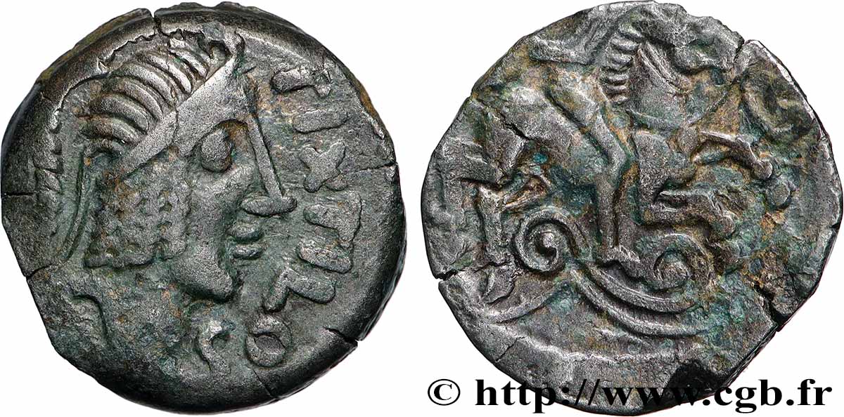 CARNUTES (Région de la Beauce) Bronze PIXTILOS classe VII au cavalier TTB+/TTB