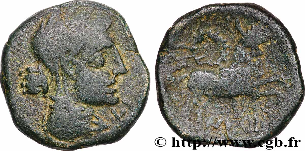 NERONKEN - NÉDÈNES (oppidum de Montlaurès) Unité ou bronze au taureau TB+