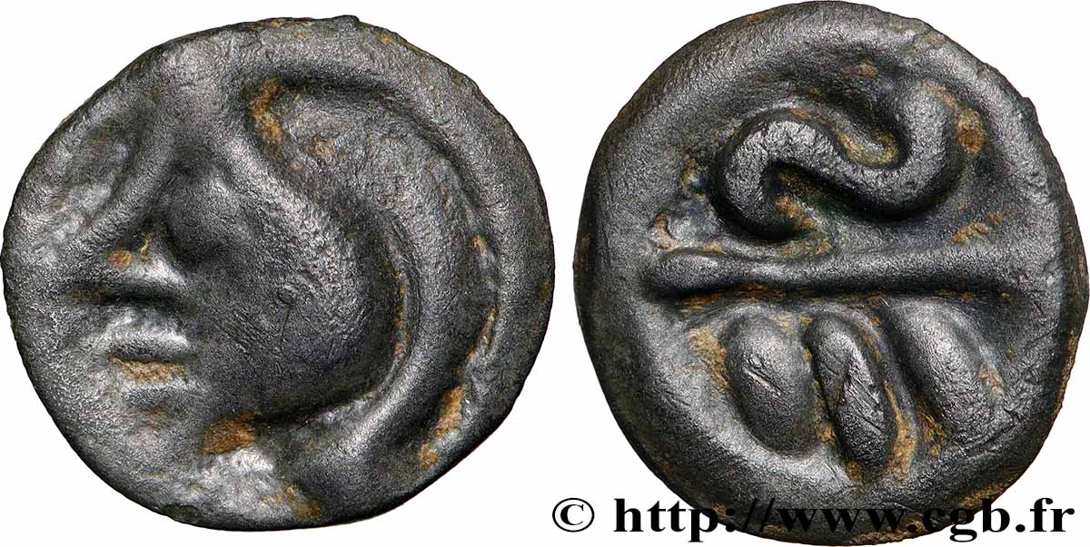 BELLOVAQUES (Région de Beauvais) Potin aux chevrons, classe Ib TTB+