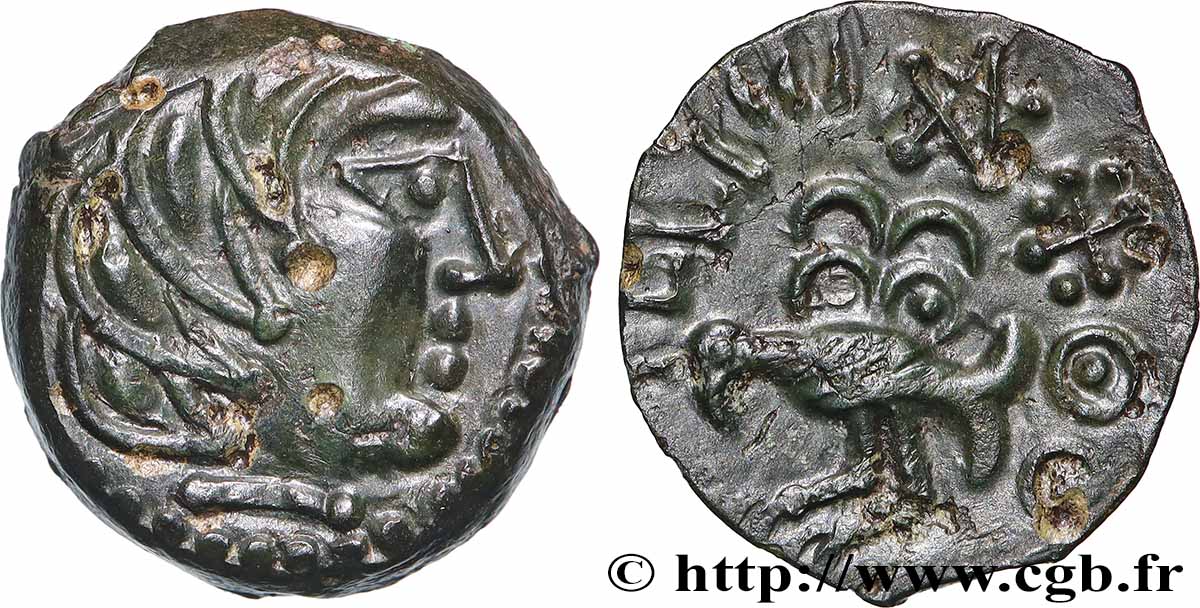 SÉNONS (région de Sens) Bronze YLLYCCI à l’oiseau, classe IV SUP
