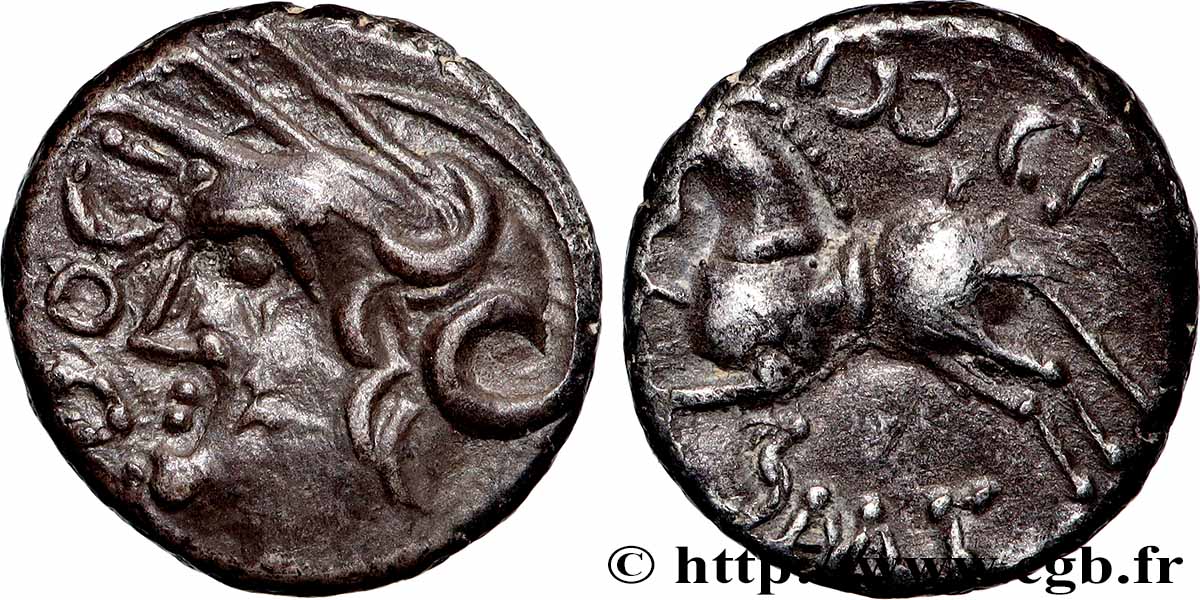 SÉQUANES (Région de Besançon) Denier Q. DOCI/SAM F TTB+