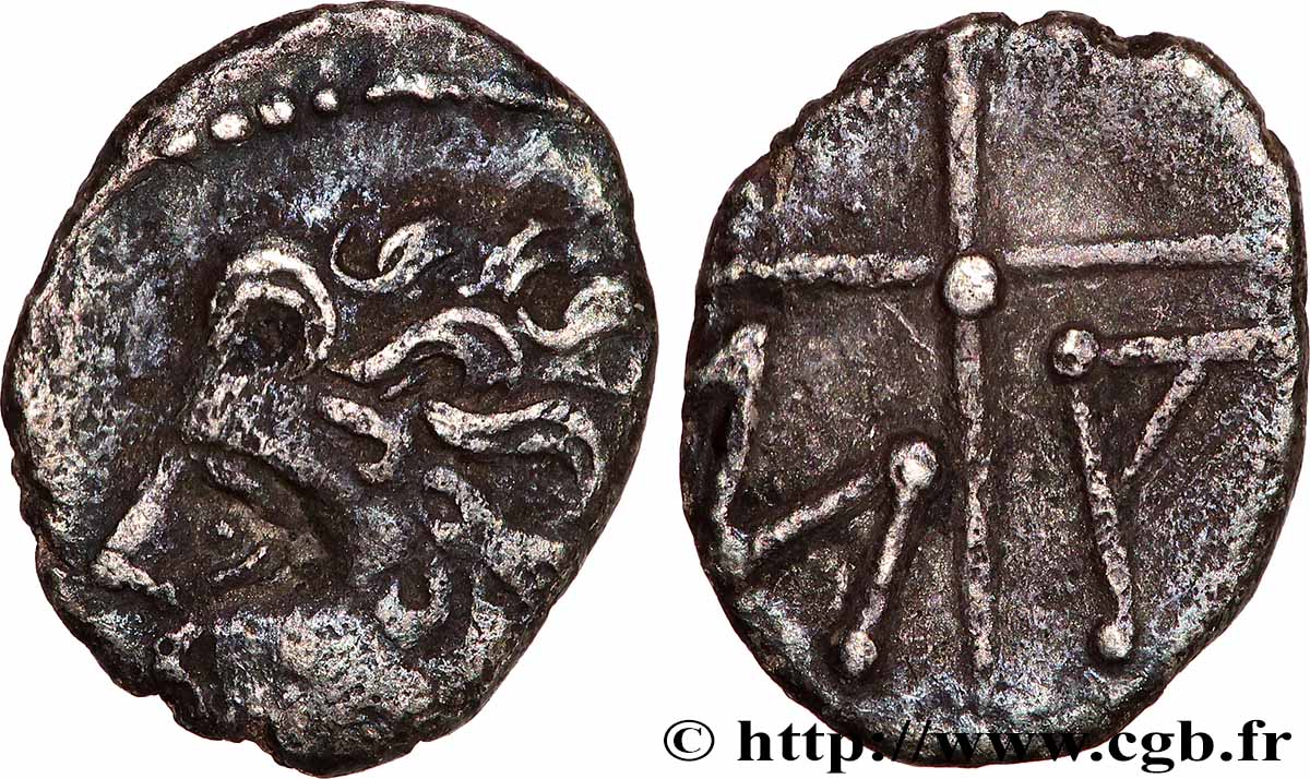 MASSALIA - MARSEILLES Obole MA, tête à gauche XF