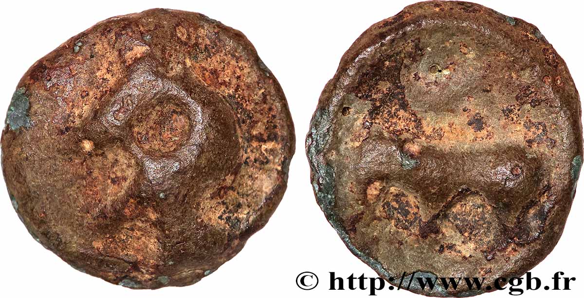 TURONS (Région de Touraine) Potin “à la tête diabolique” TTB