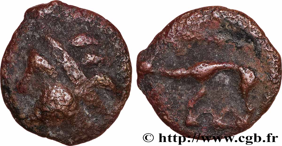 RÈMES (Région de Reims) Potin à la tête d’indien, classe Ia TB+