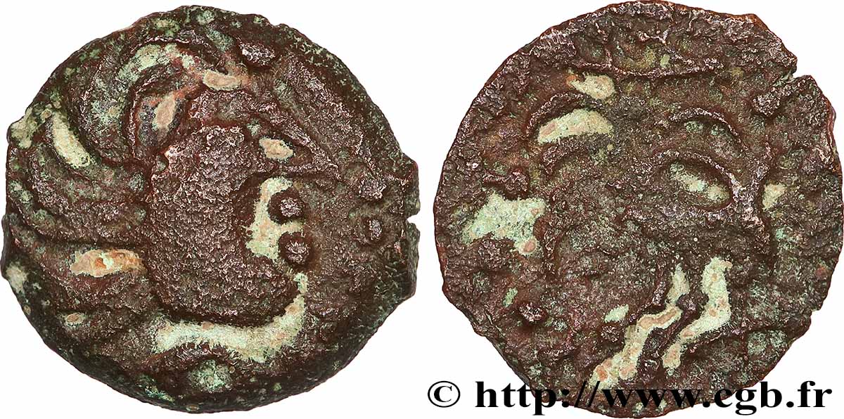 GALLIEN - SENONES (Region die Sens) Bronze YLLYCCI à l’oiseau, classe XI fSS