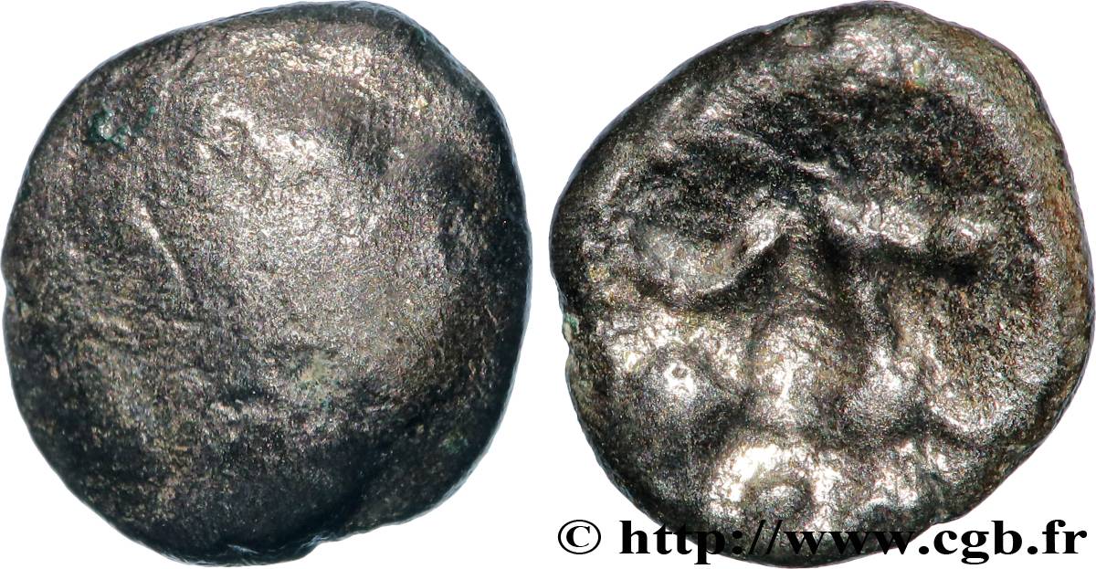 RÈMES (Région de Reims) Quart de statère “aux segments de cercles” B/TTB