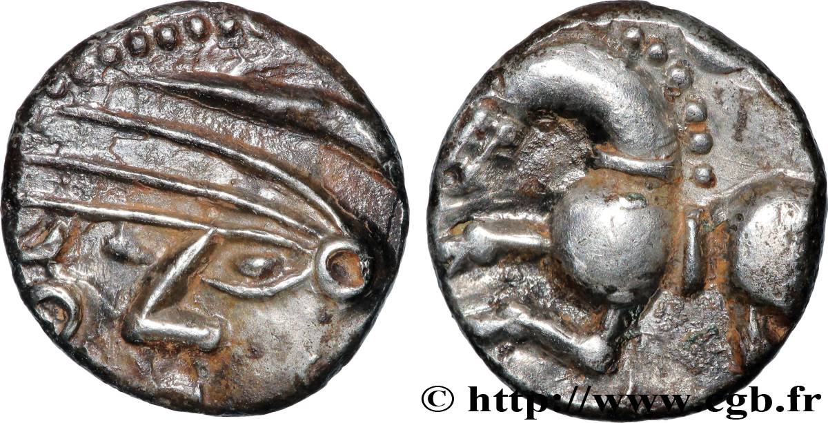 SÉQUANES (Région de Besançon) Denier IMIOCI/Q. DOCI (?)SAM SUP