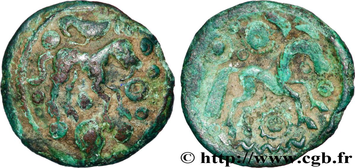 AMBIENS (Région d&nbsp;Amiens) Bronze au cheval et à l’oiseau TTB