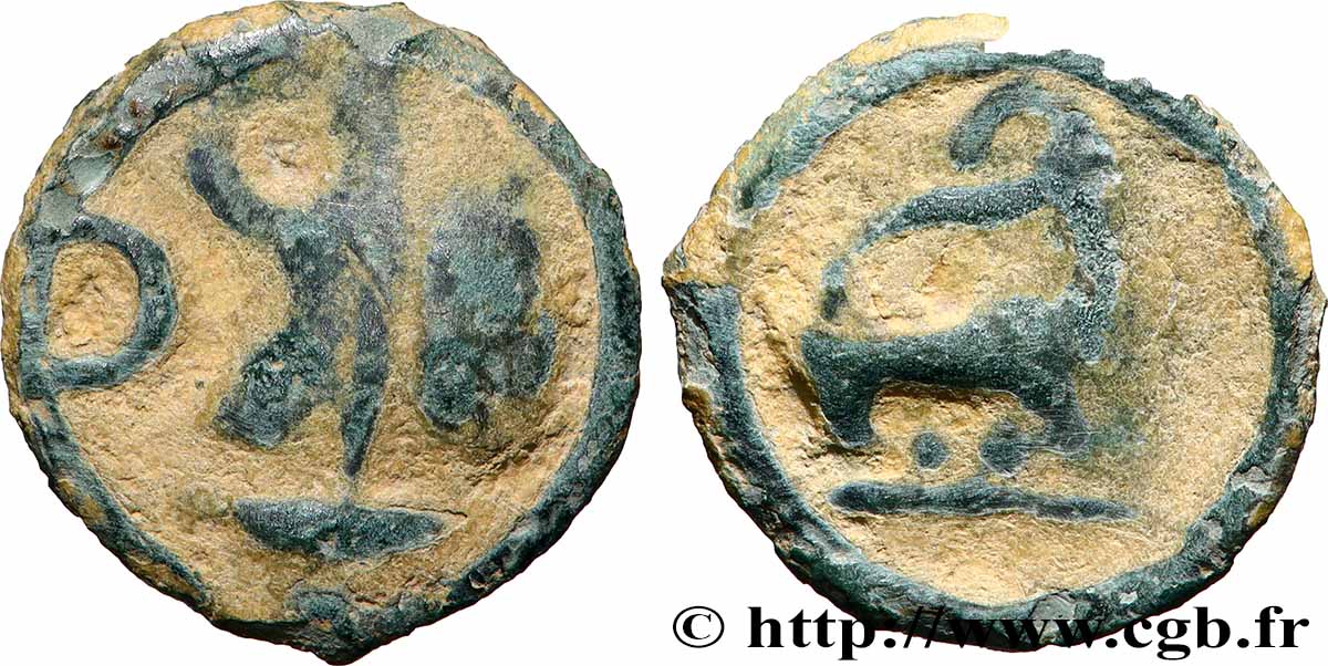 GALLIA - RHONE VALLEY Potin au long cou, revers à droite XF