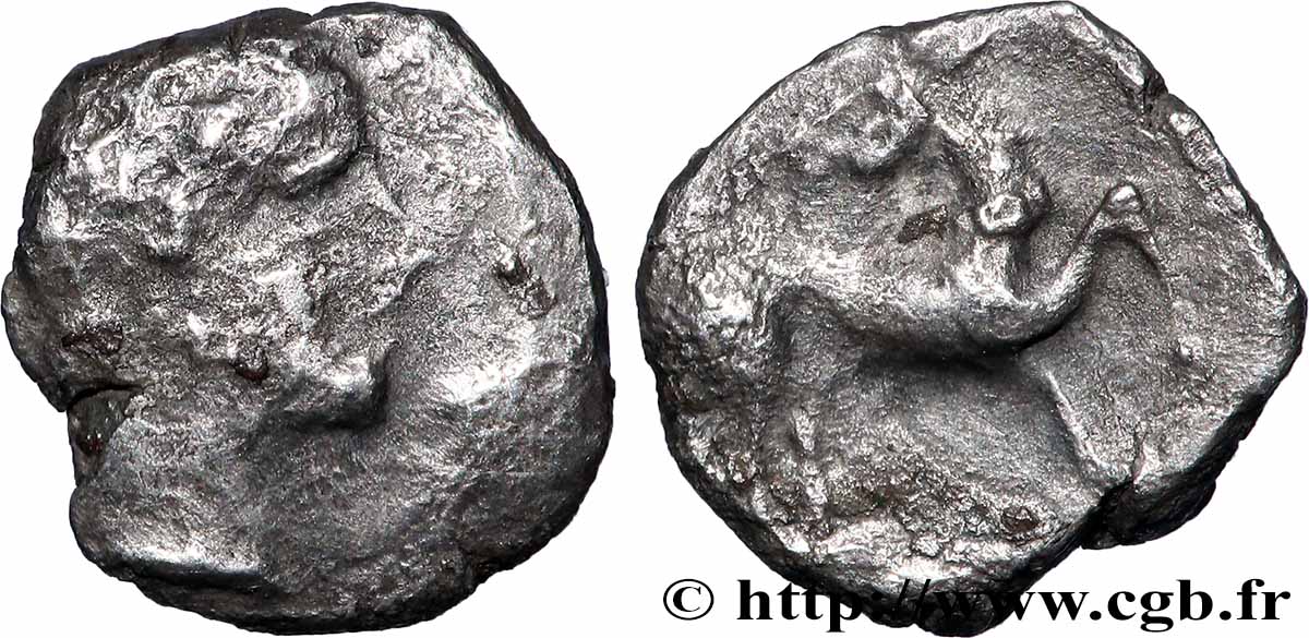 NERONKEN - NÉDÈNES (oppidum de Montlaurès) Obole au cheval retourné, au M TB+