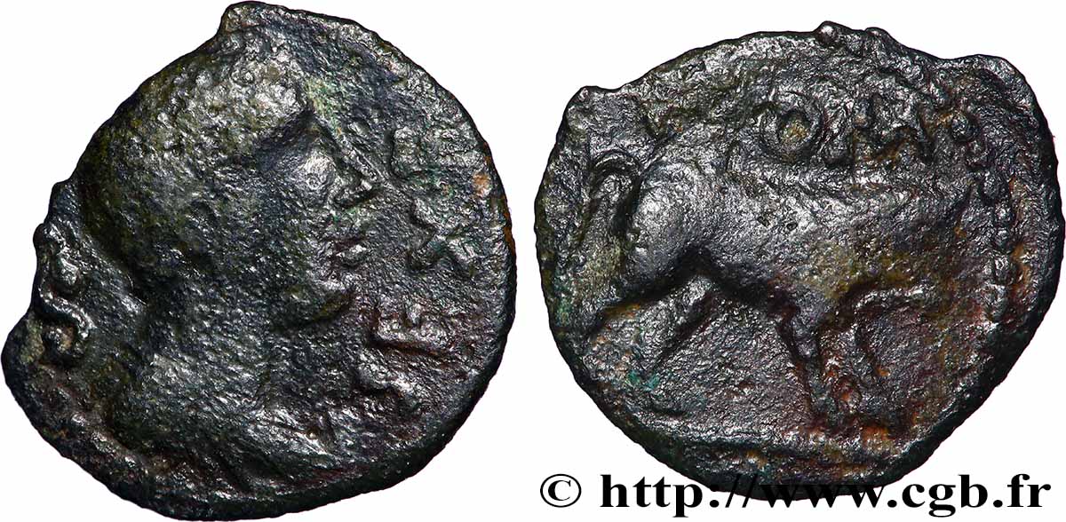 CAVARII (Region die Avignon und Orange) Bronze au taureau T.POM / SEX.F fSS