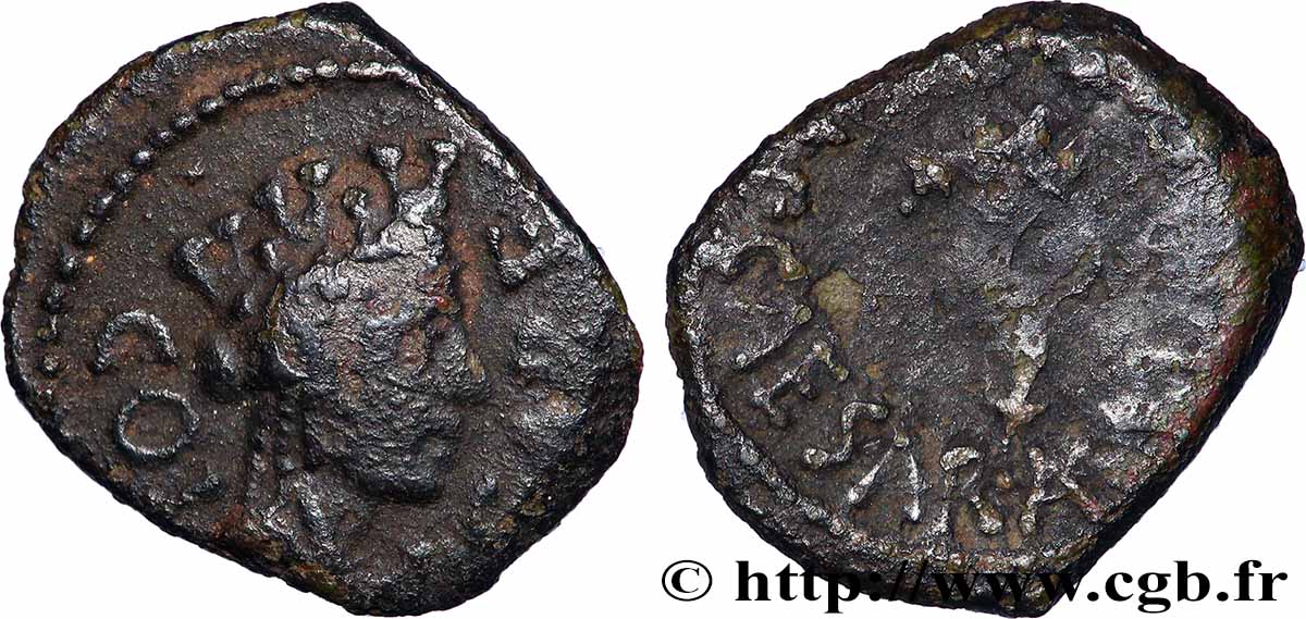 GALLEIN - CABELLIO - CAVAILLON Bronze COL CABE, à la corne d’abondance fSS