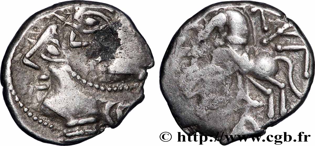 GALLIA BELGICA - LINGONES (Región de Langres) Denier KALETEDOY, B5 MBC+/MBC