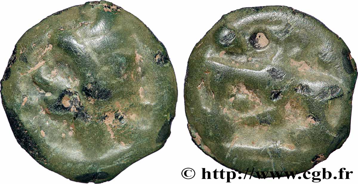 HAUTE ET MOYENNE SEINE Potin au taureau et au lis, classe Ia TB+