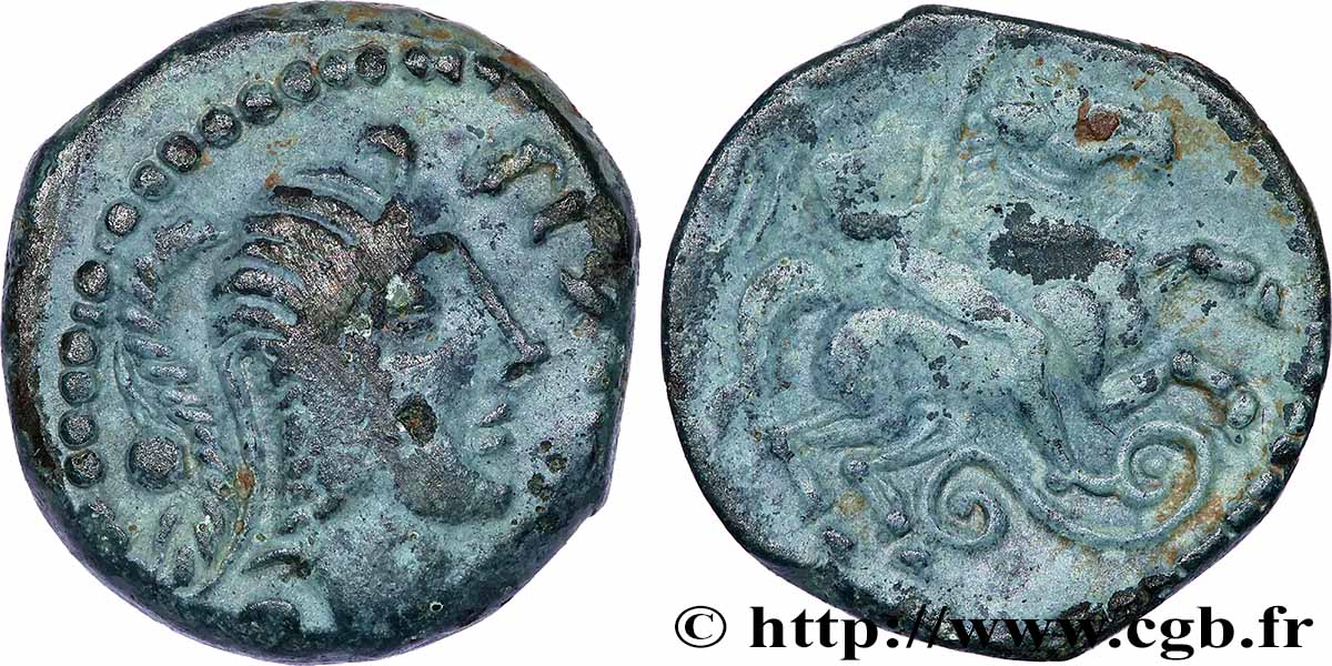 GALLIA - CARNUTES (Regione della Beauce) Bronze PIXTILOS classe VII au cavalier BB