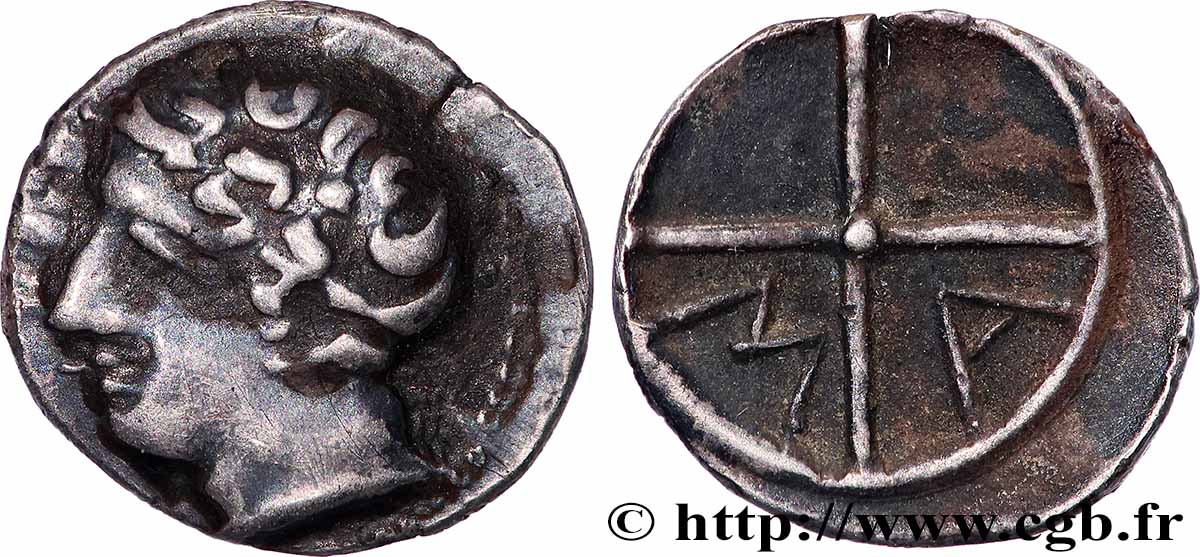 MASSALIEN - MARSEILLES Obole MA, tête à gauche fVZ