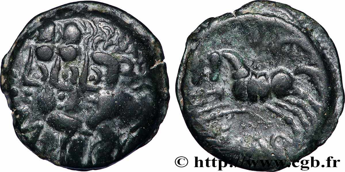 GALLIEN - BELGICA - REMI (Region die Reims) Bronze REMO/REMO fVZ