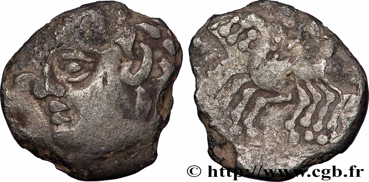 GALLIA - ALLOBROGES (Area of the Dauphiny) Statère en bas électrum du type d’Annonay VF