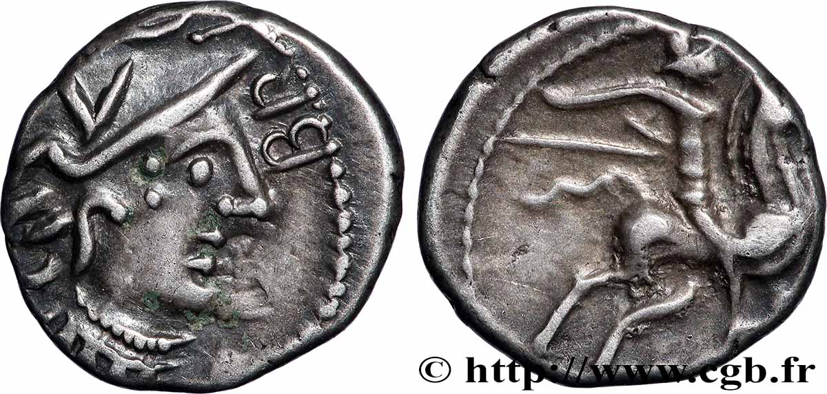 GALLIA - RHONE VALLEY Denier au cavalier de la Vallée du Rhône, BRI COMA AU/AU