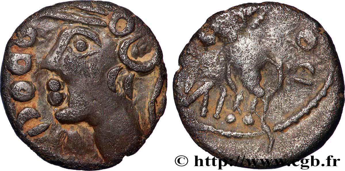 SÉQUANES (Région de Besançon) Denier TOGIRIX TTB/TB+