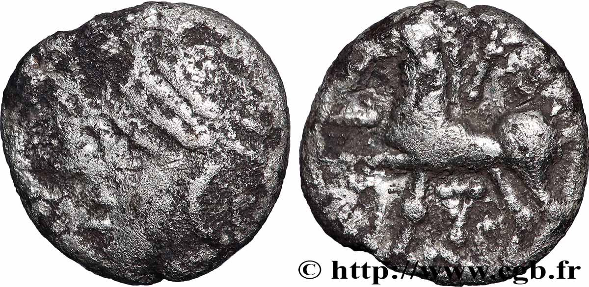 LINGONS (Région de Langres) Denier KALETEDOY, au delta renversé TB/TTB