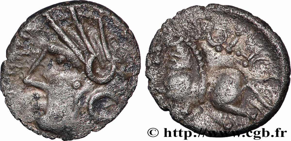 SÉQUANES (Région de Besançon) Denier Q. DOCI/SAM F TTB+/TTB